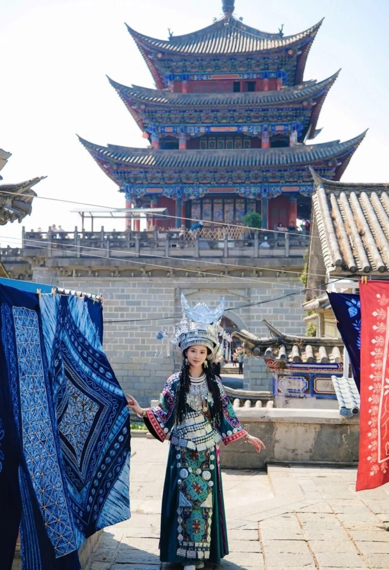 Chinese Cutie in Traditional Hmong Dress