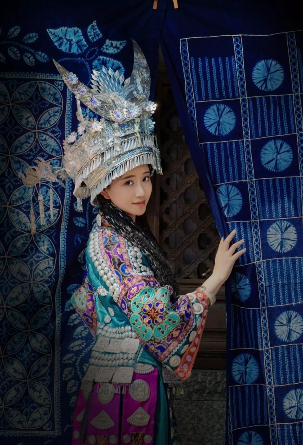 Chinese Cutie in Traditional Hmong Dress