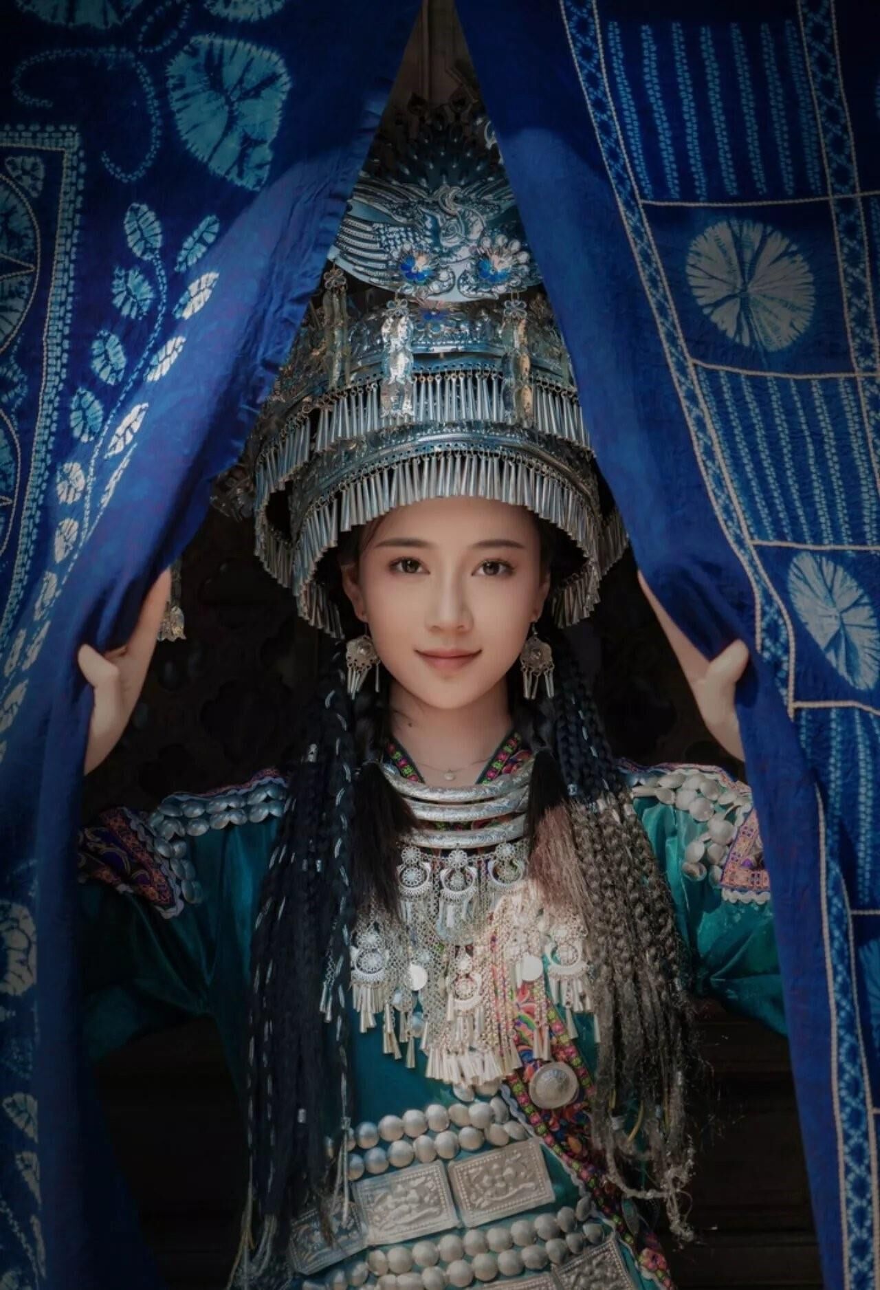 Chinese Cutie in Traditional Hmong Dress