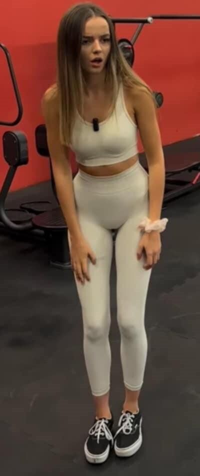 Skinny Polish Gym NetSlut Ania 