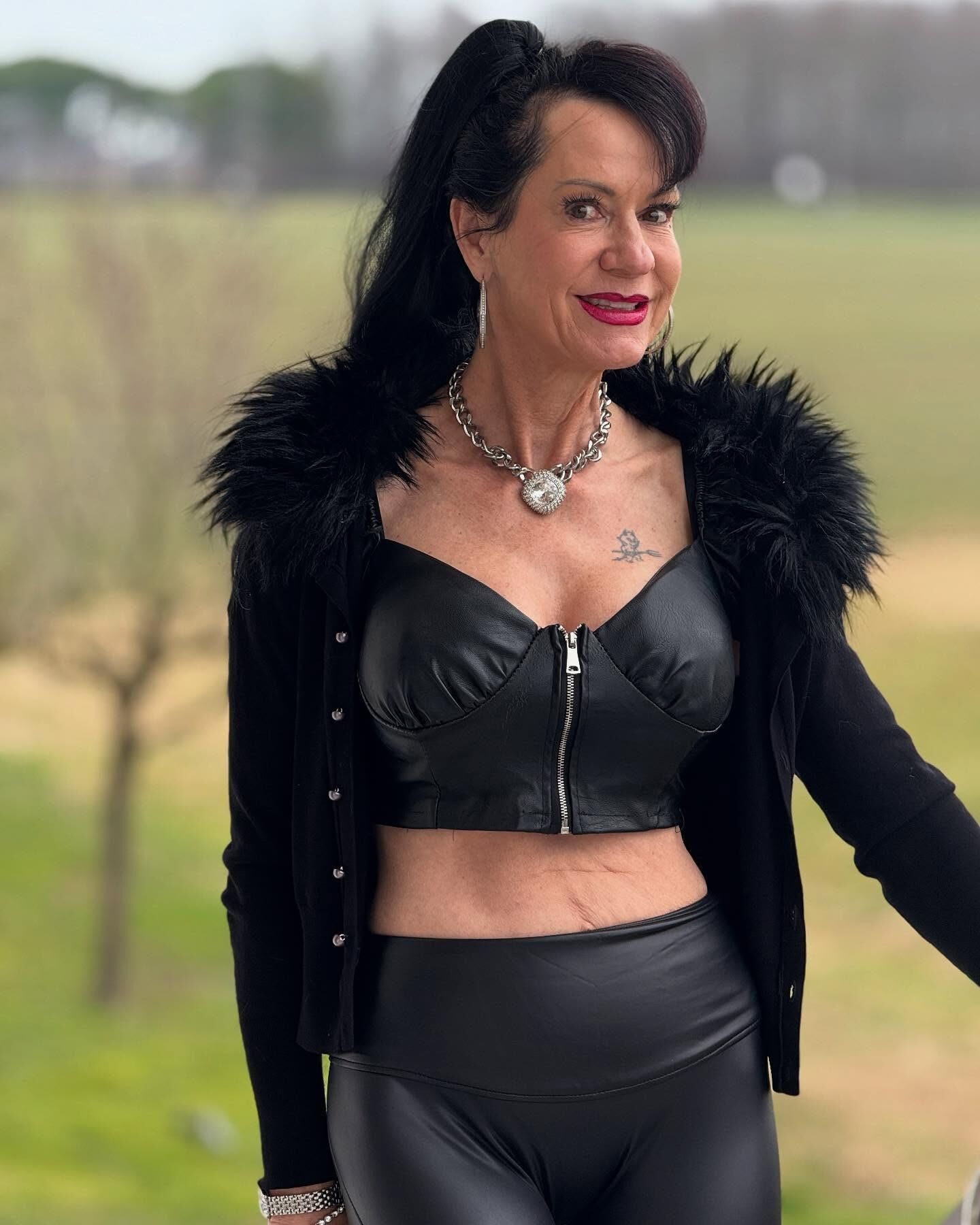 Milf, maduro, falta, nylons