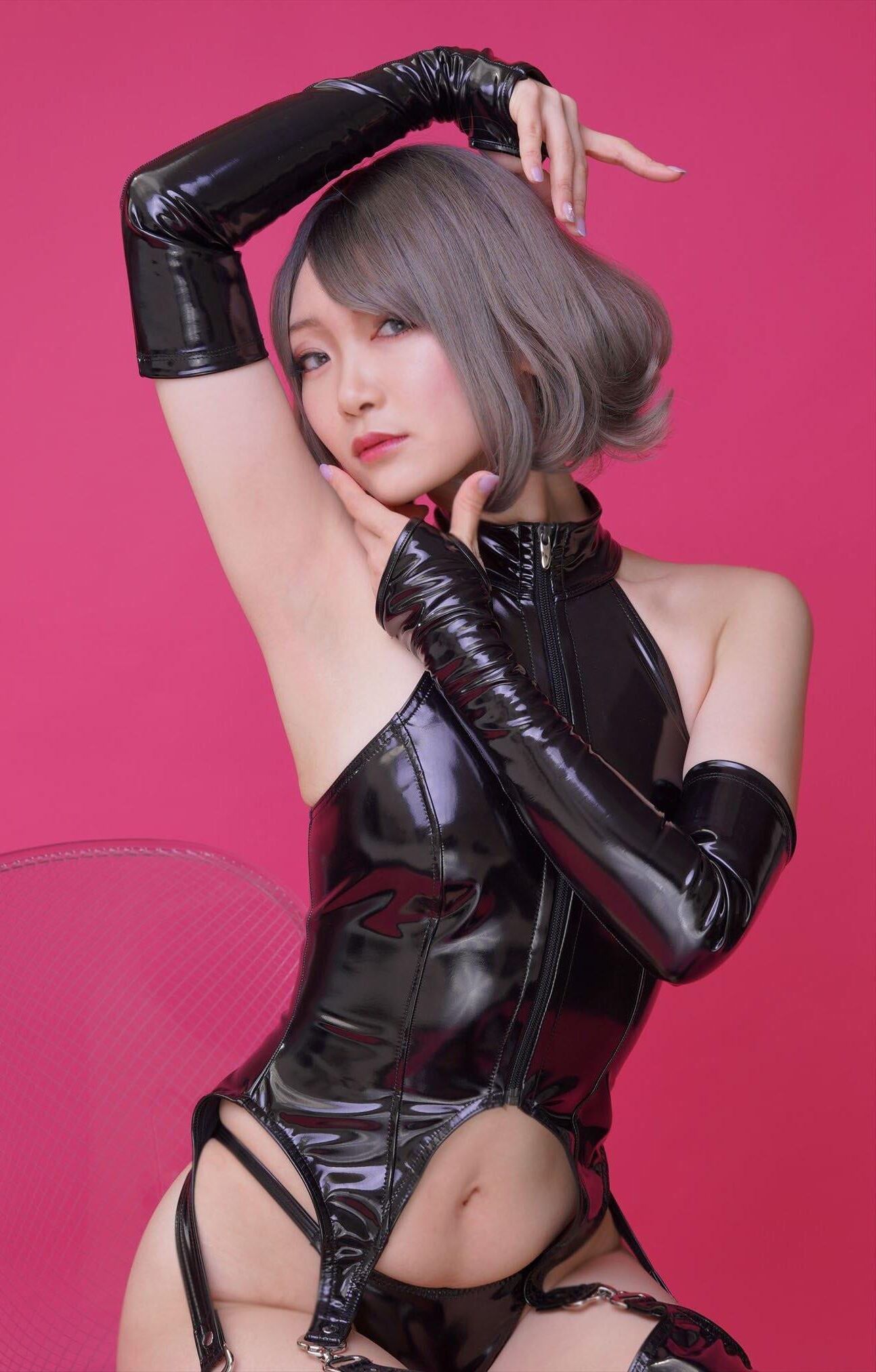 Asian, Lack, Nylons 