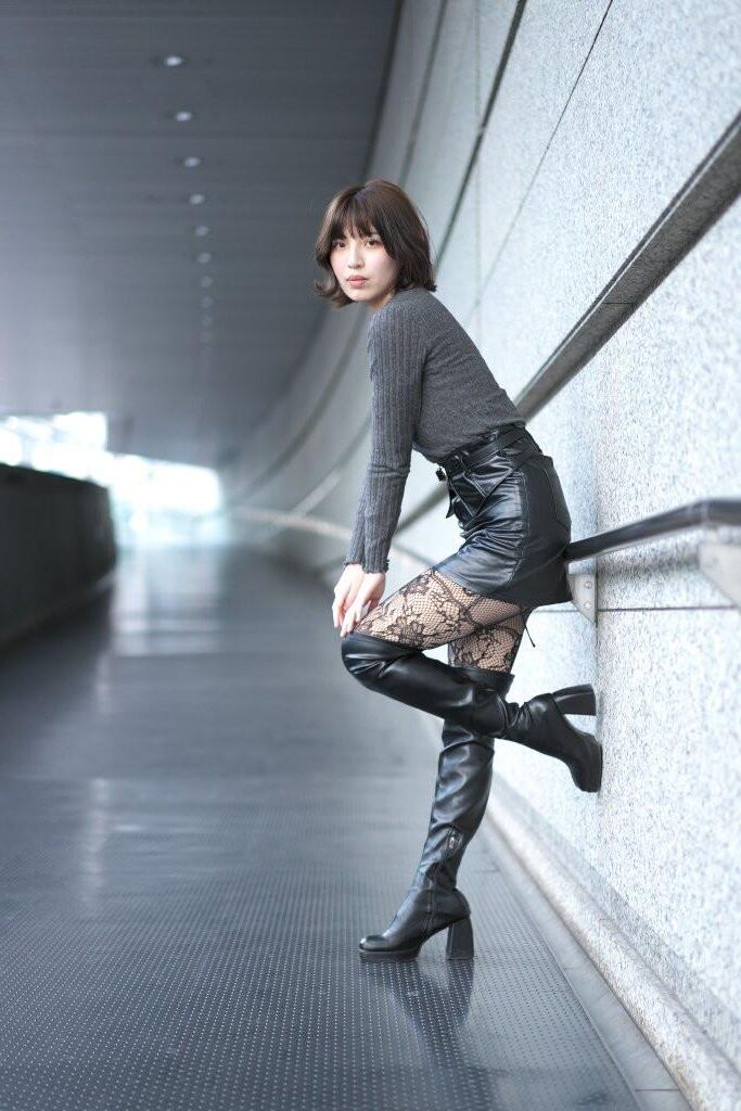Asian, Lack, Nylons 