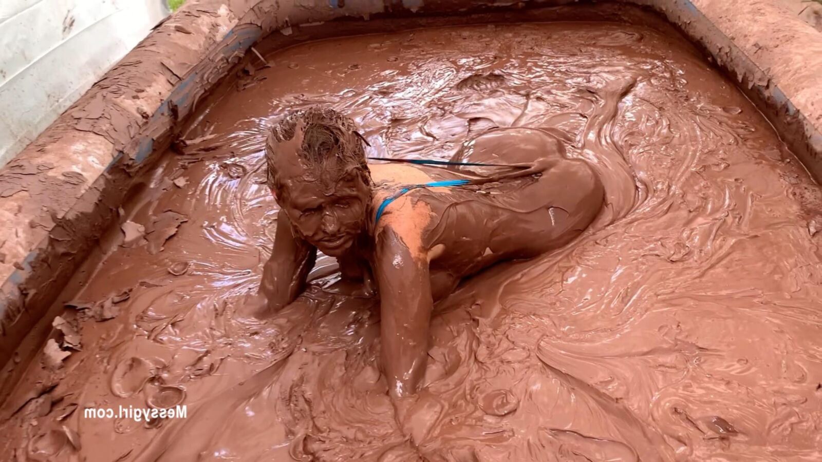 Zoey Engulfed in Mud