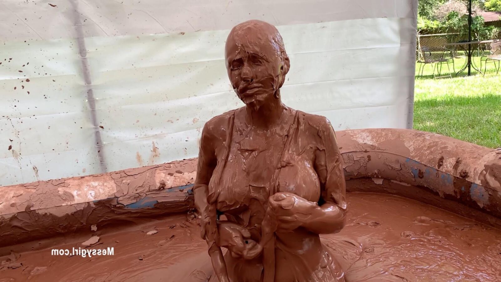 Zoey Engulfed in Mud