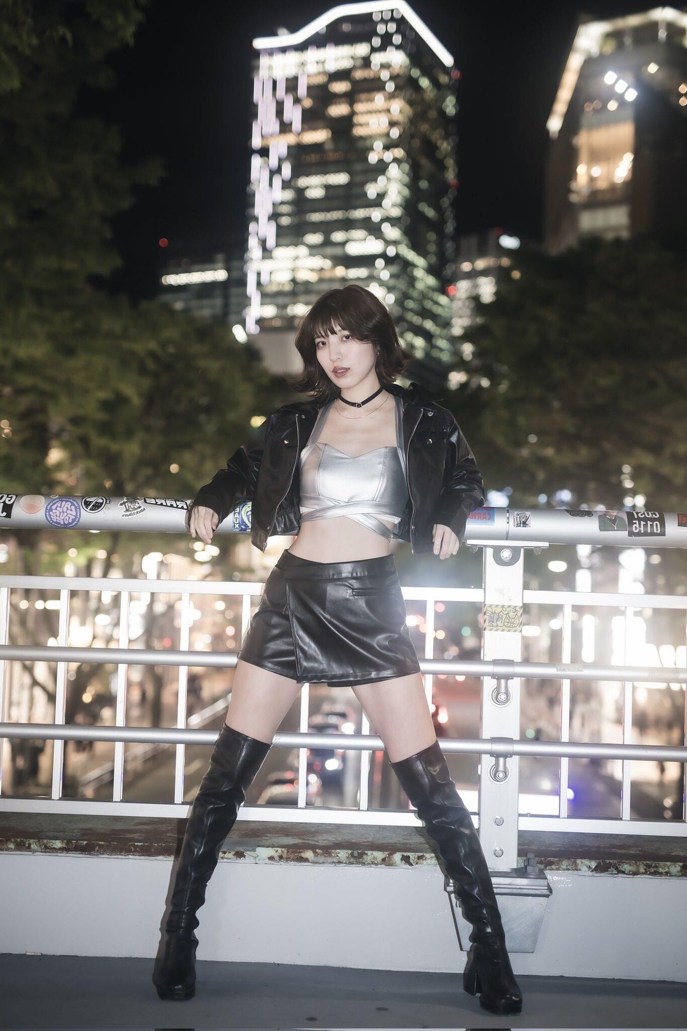 Asian, Lack, Nylons 