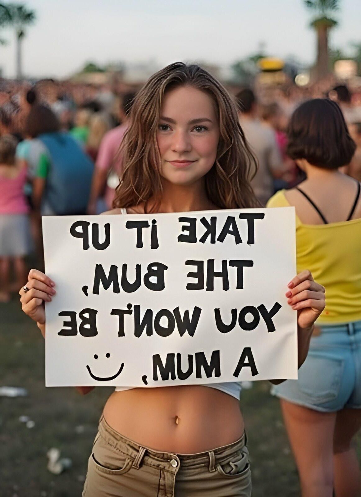 Девочки смешивают