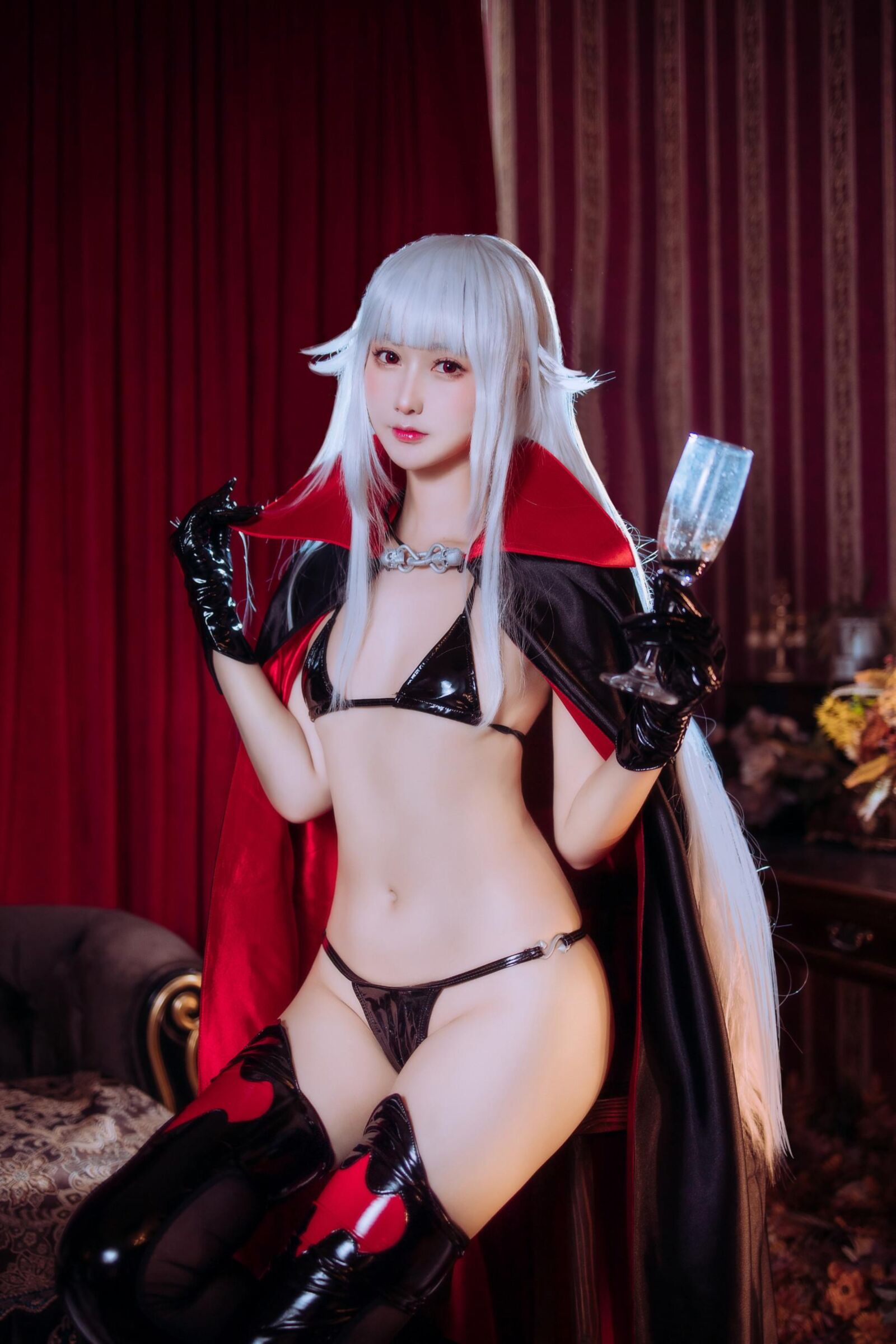 Yushengsanwei Black Latex ABG fantasy Vampire