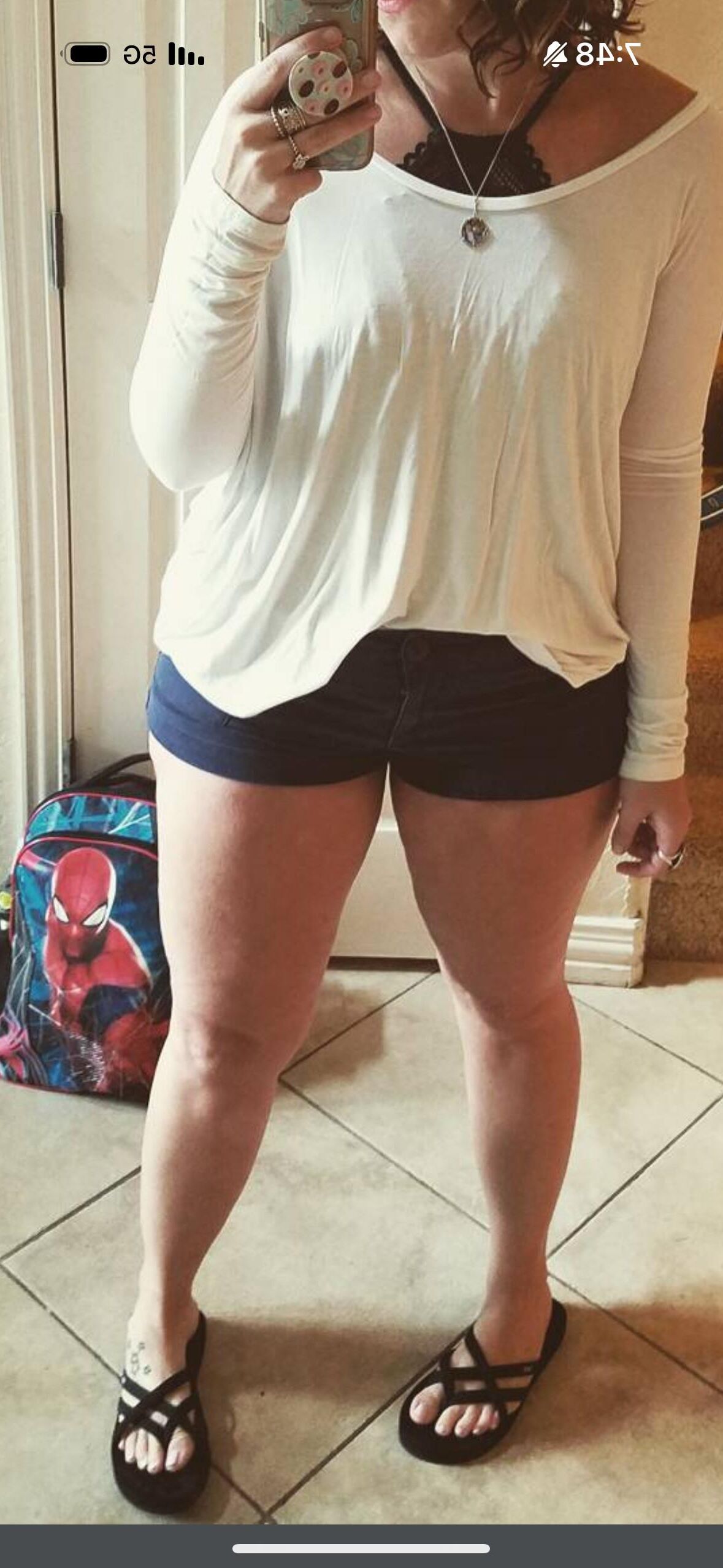 Sexy insta fashion mom with thick thighs and mom bod (non nude)