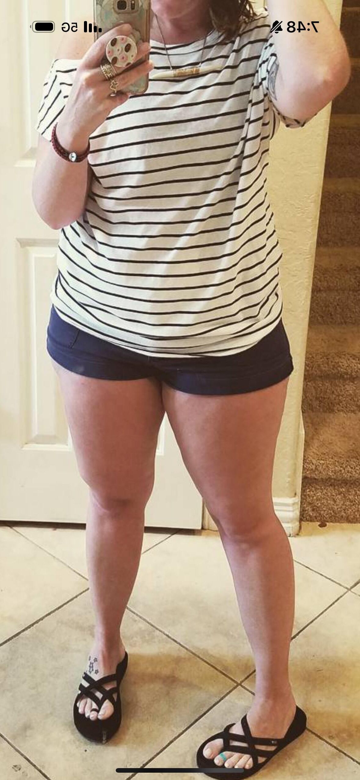 Sexy insta fashion mom with thick thighs and mom bod (non nude)
