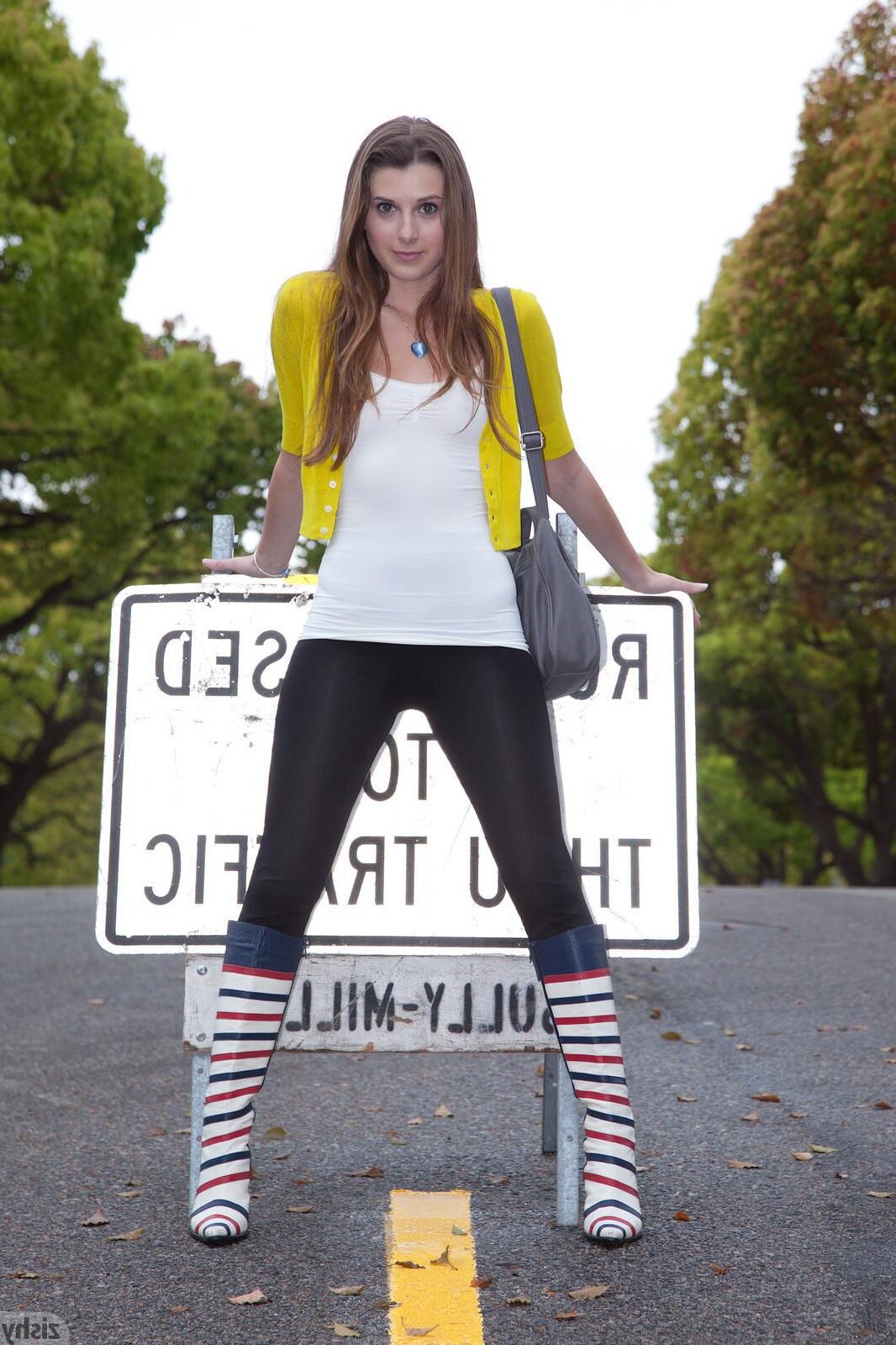Shelby Dompnier In Gasoline Boots