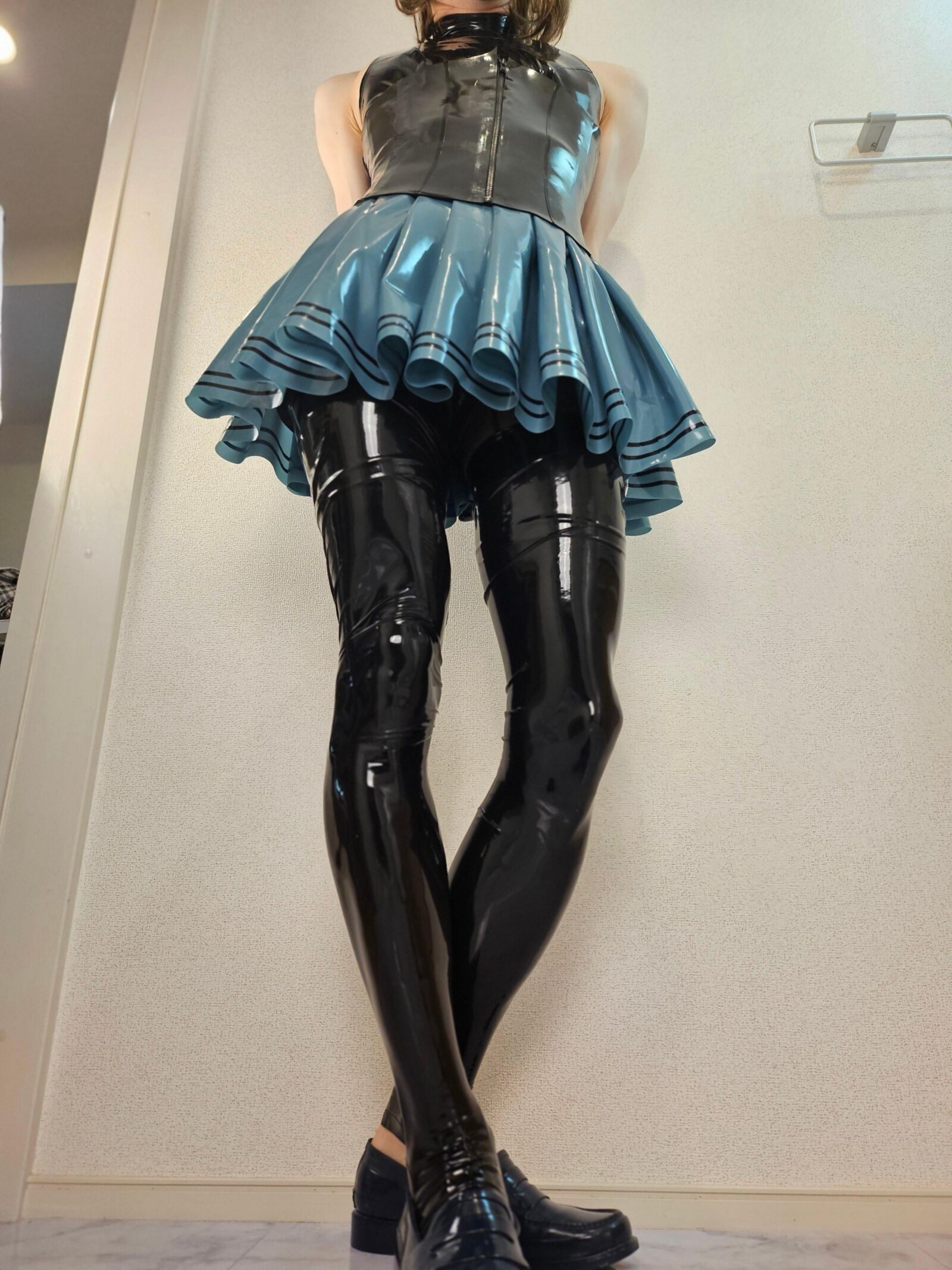 Asian, Lack, Nylons 