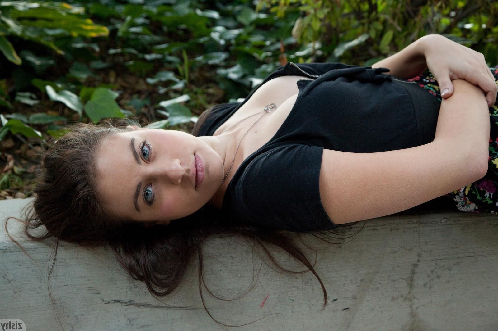 Kim Alu Has Icy Blue Eyes