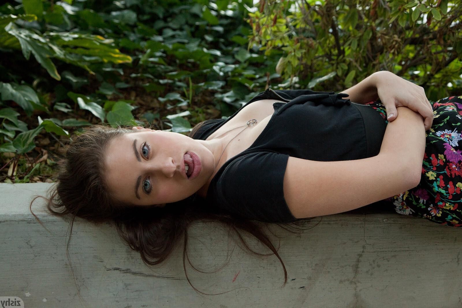 Kim Alu Has Icy Blue Eyes
