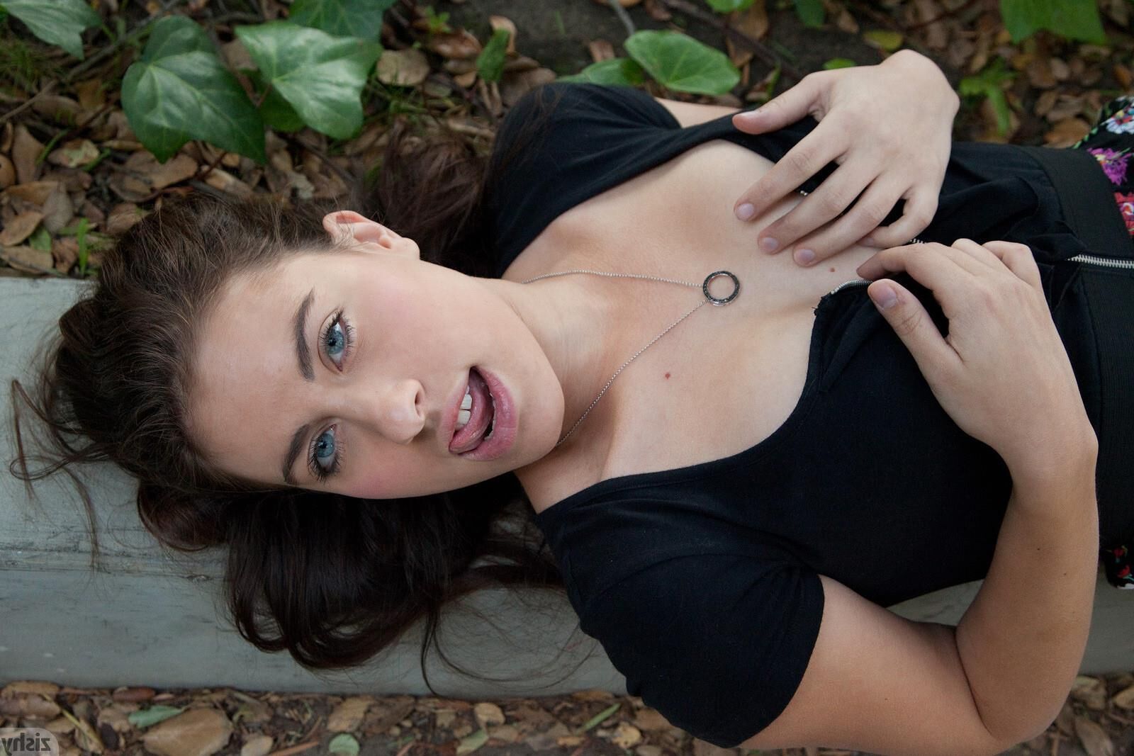 Kim Alu Has Icy Blue Eyes