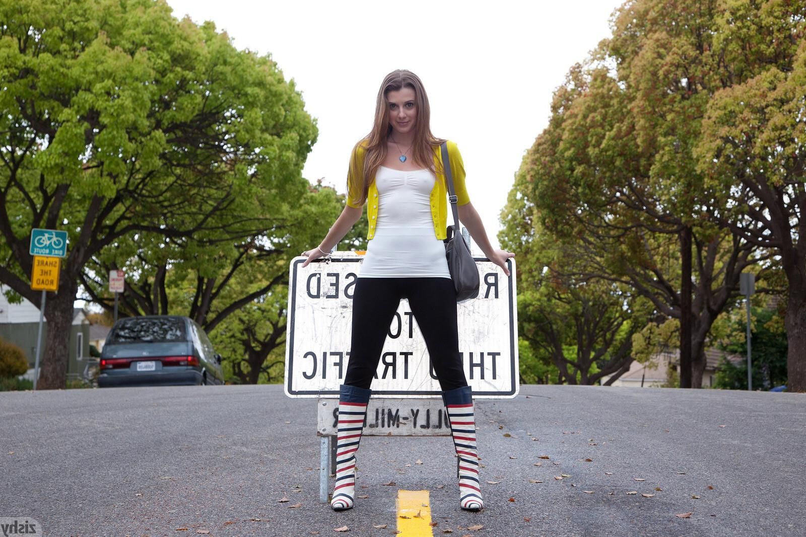 Shelby Dompnier In Gasoline Boots
