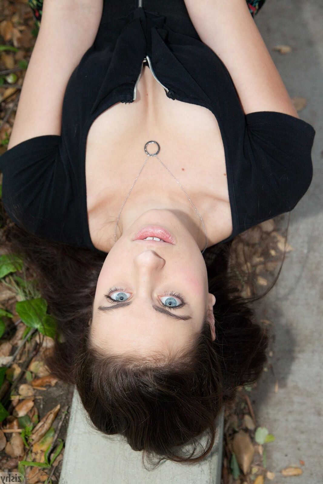 Kim Alu Has Icy Blue Eyes