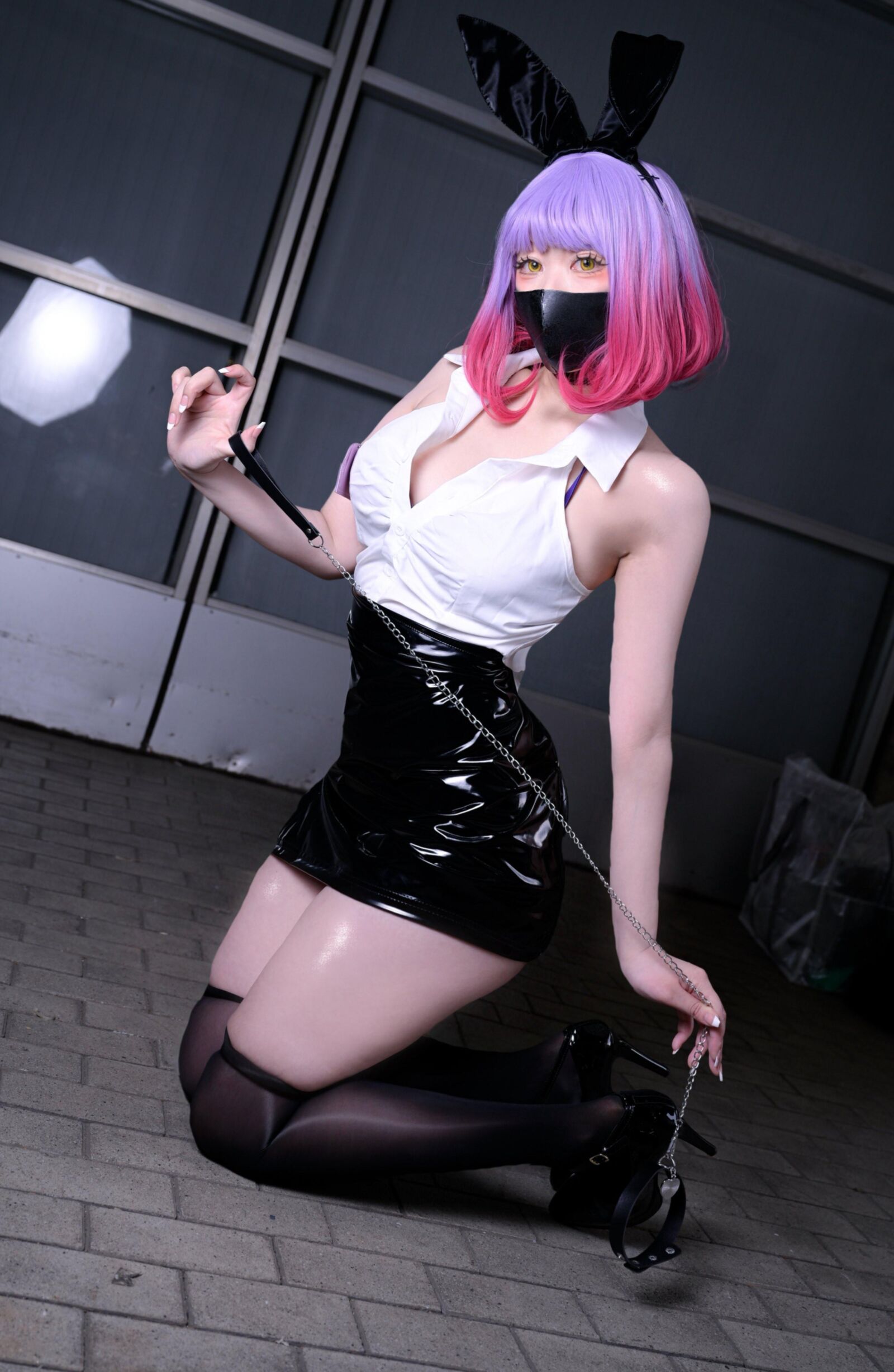 Asian, Lack, Nylons 