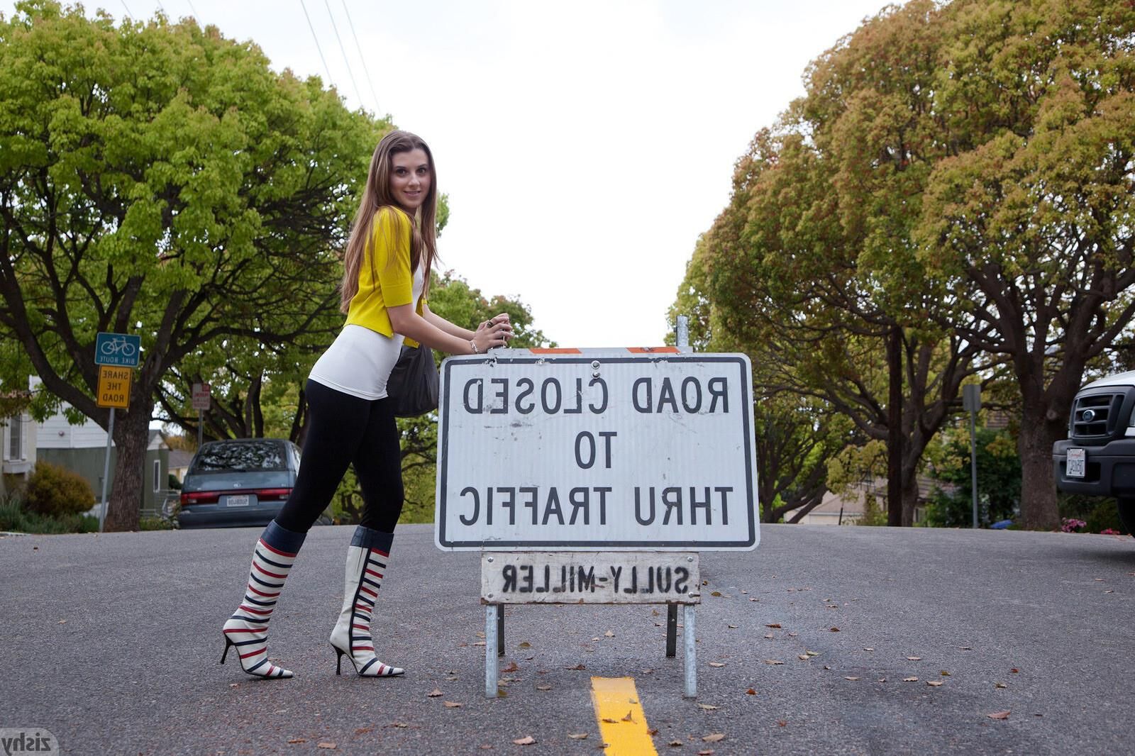 Shelby Dompnier In Gasoline Boots