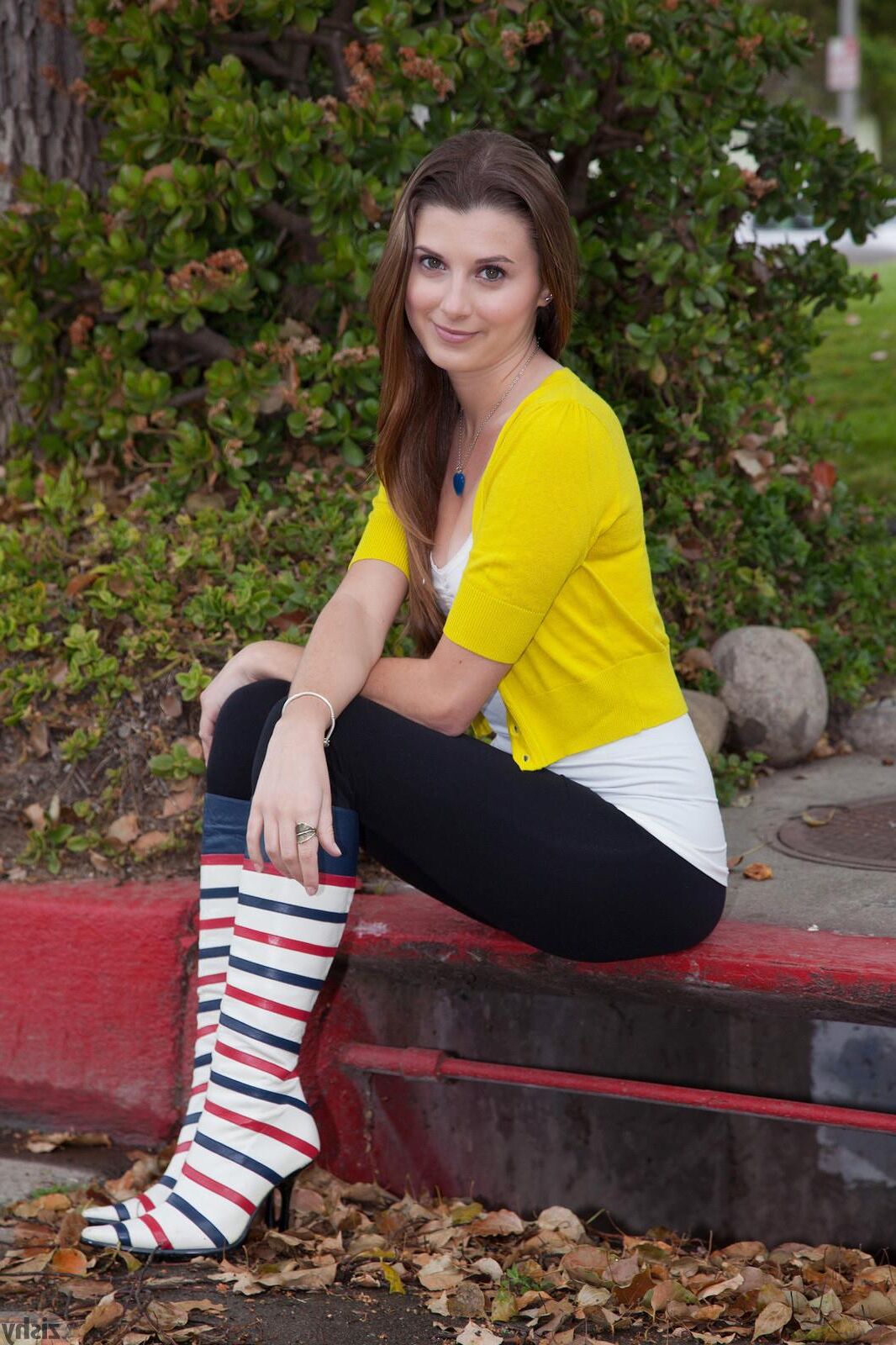 Shelby Dompnier In Gasoline Boots