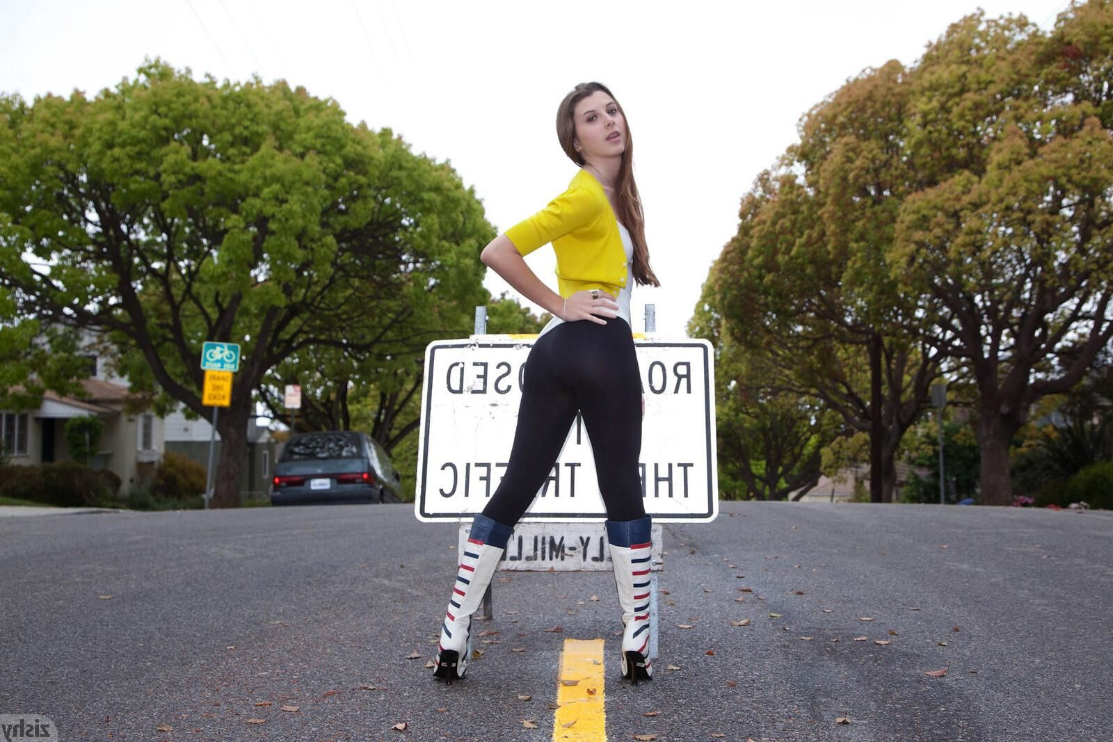Shelby Dompnier In Gasoline Boots