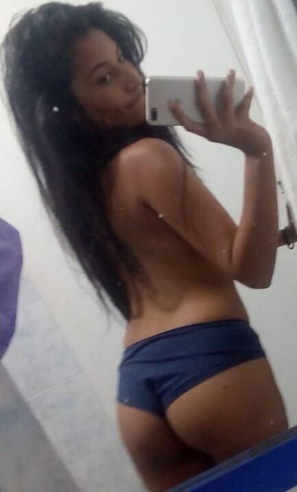 Skinny Latina Rossana B. Net Slut In Strings
