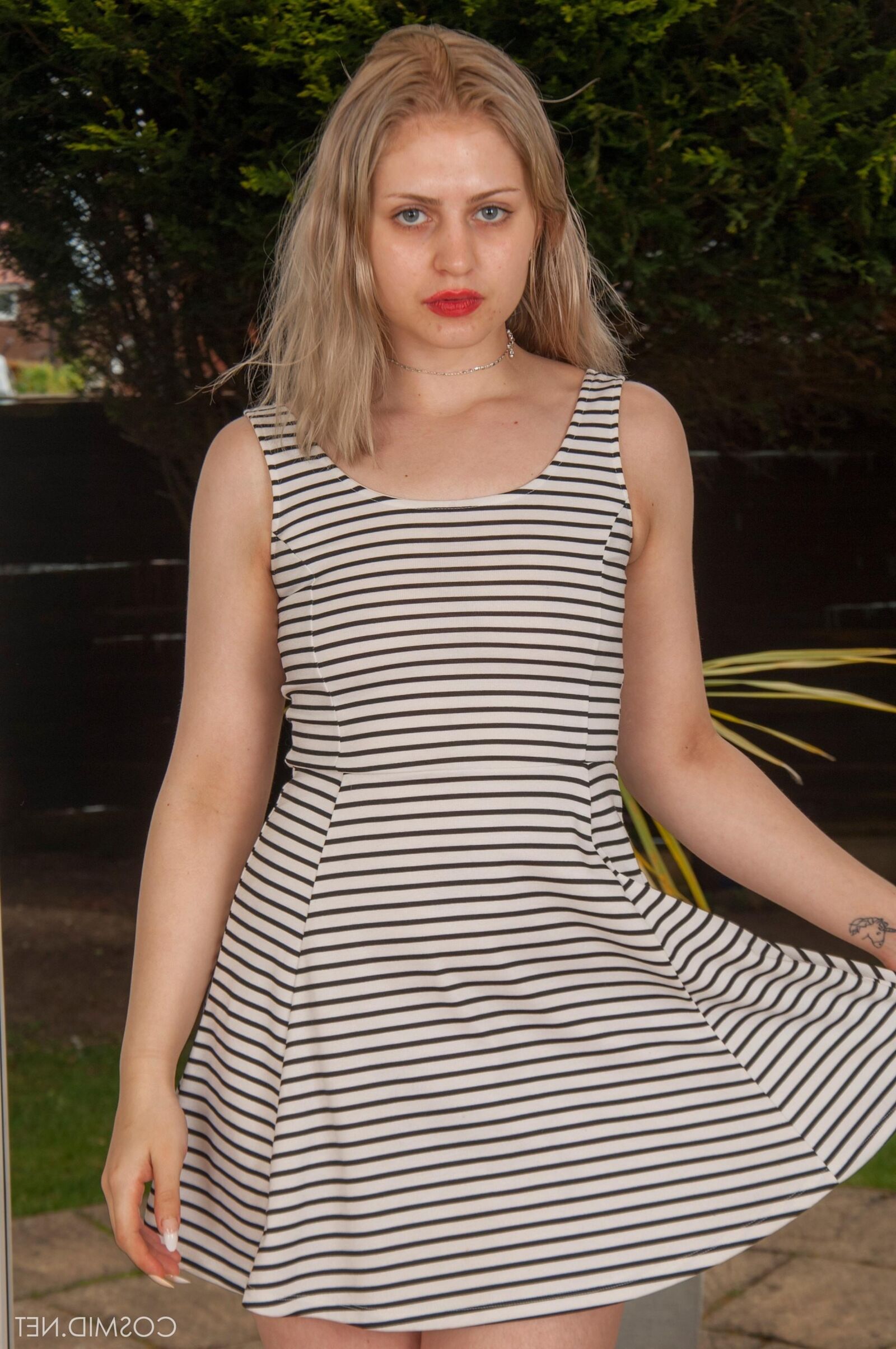 Cosmid Georgias Listrado Dress_full