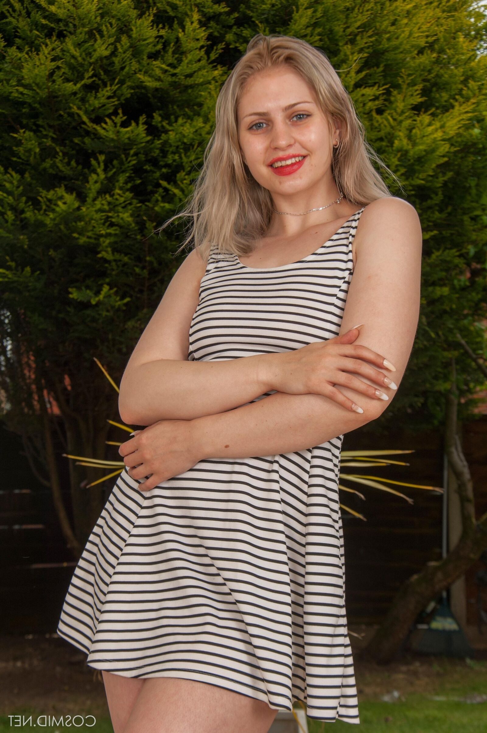 Cosmid Georgias Listrado Dress_full