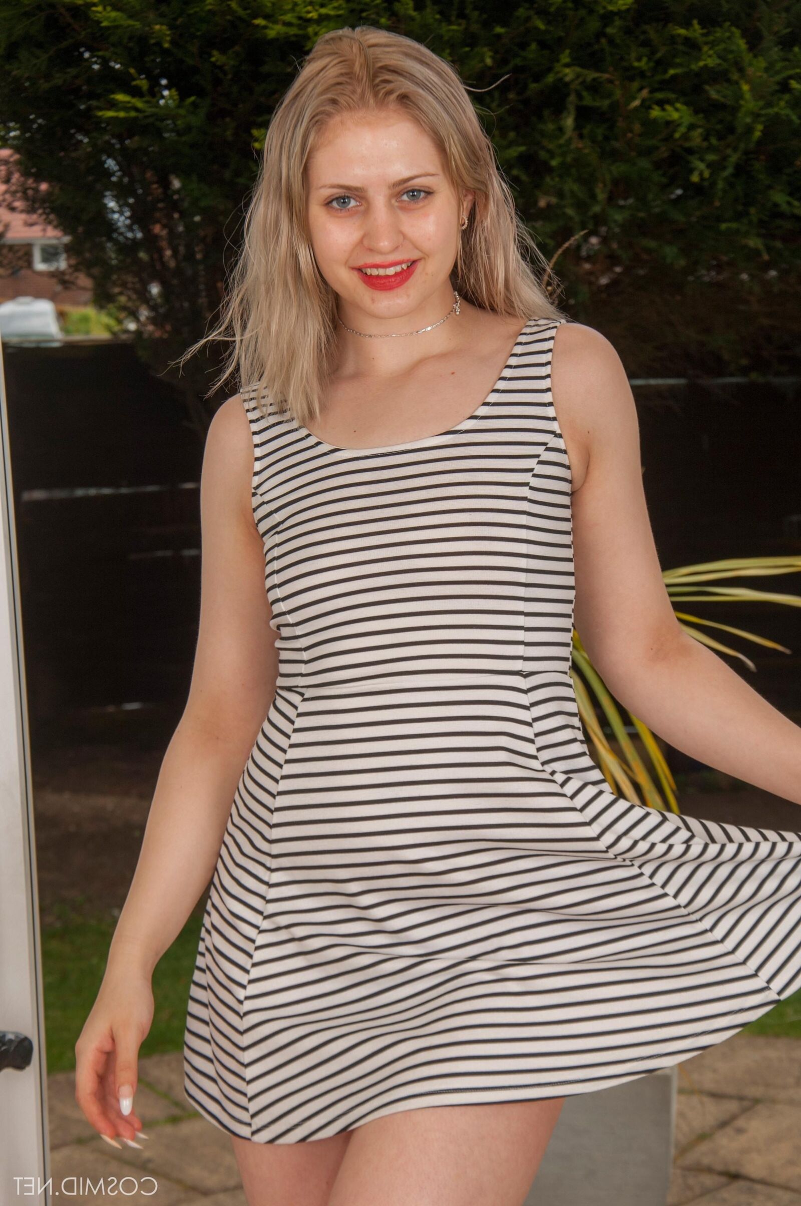 Cosmid Georgias Listrado Dress_full