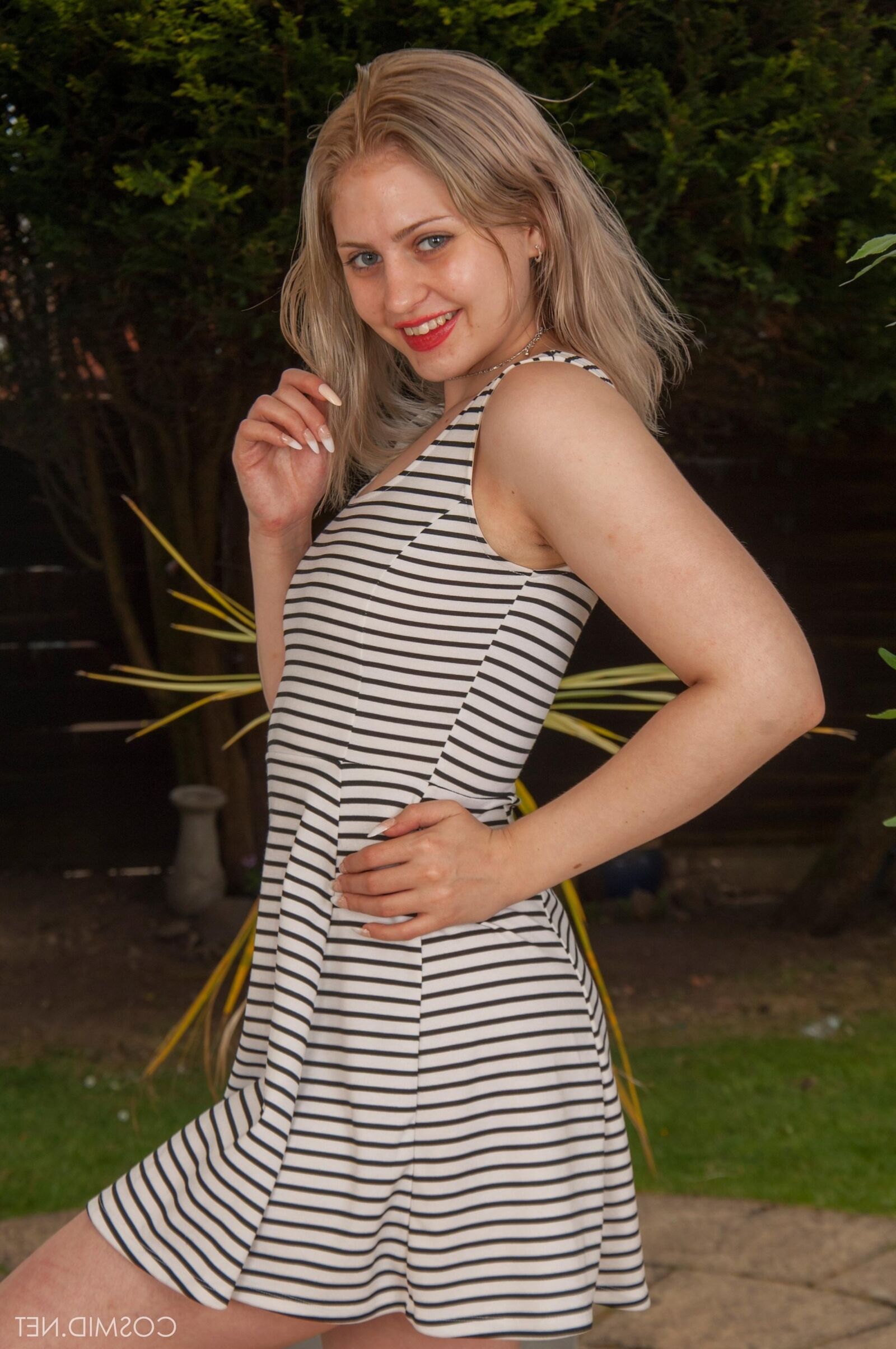 Cosmid Georgias Listrado Dress_full
