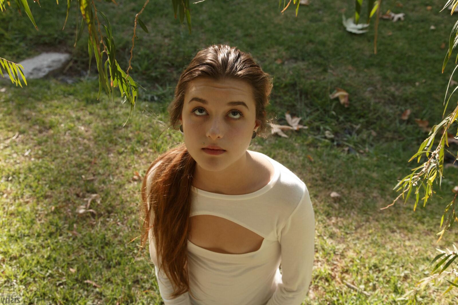 Alex Mae em Upscale Park