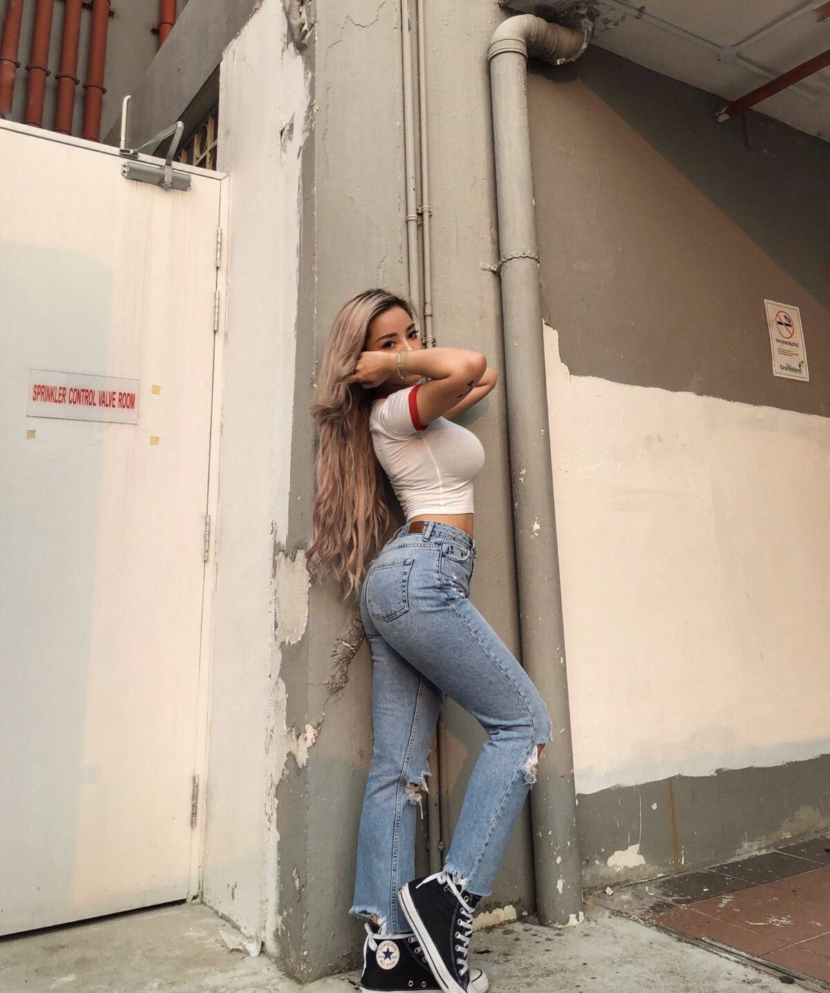 Meninas em jeans