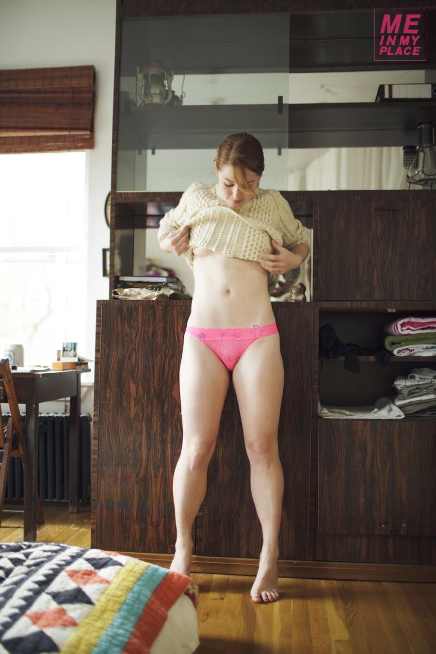 Models starting out vol relaxed at home