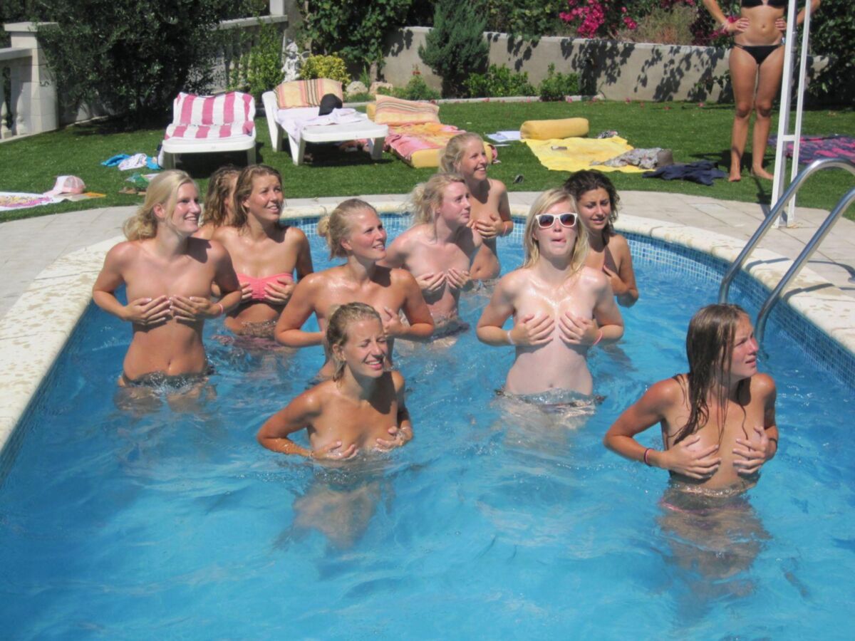Dutch college girls on holiday
