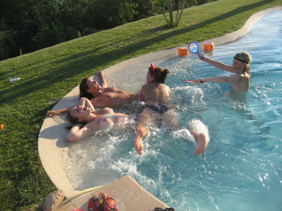 Dutch college girls on holiday