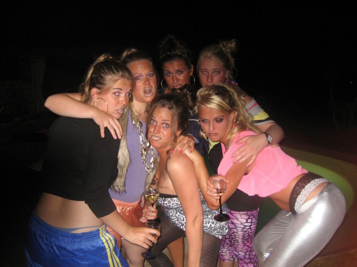 Dutch college girls on holiday