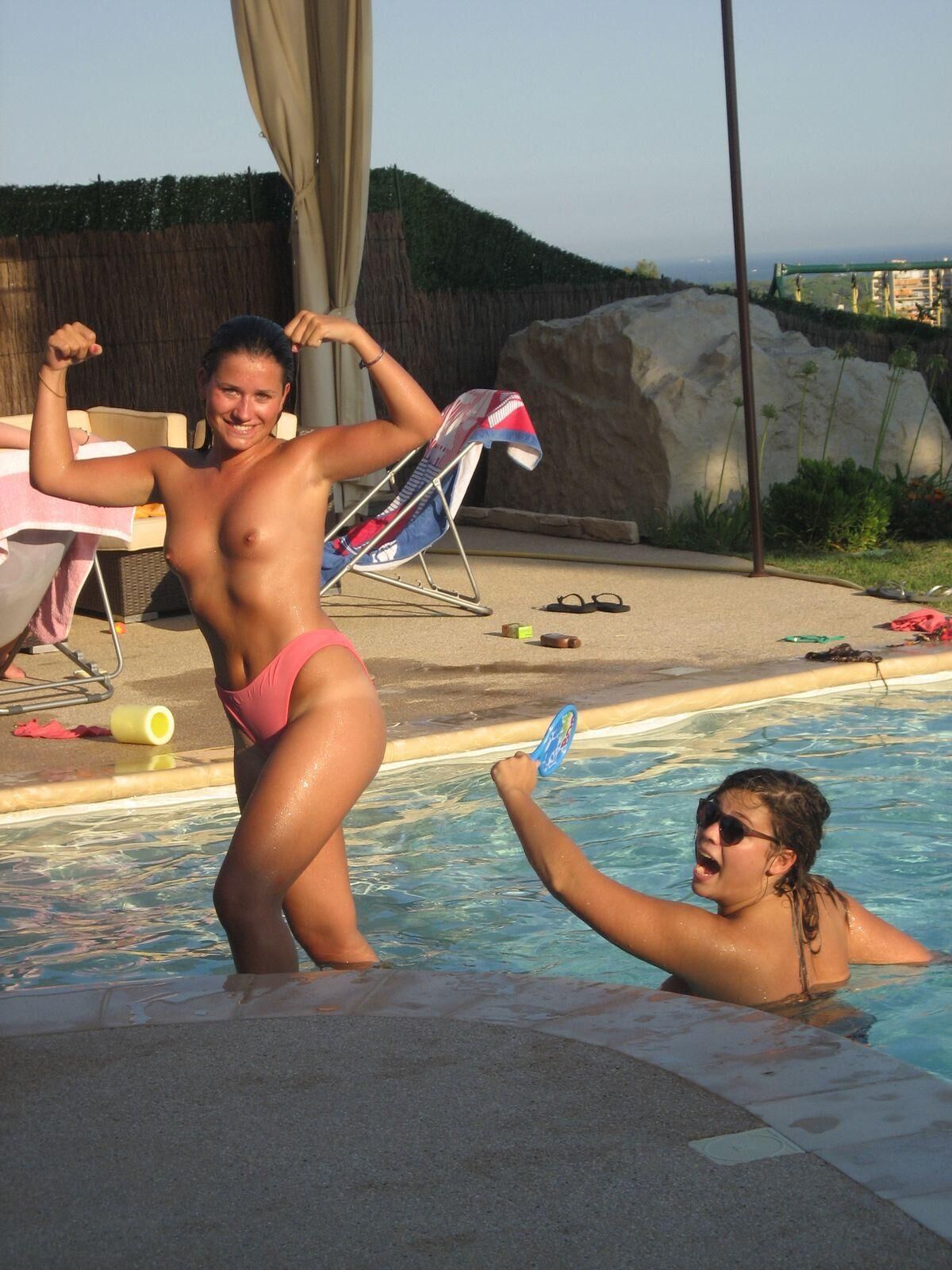 Dutch college girls on holiday
