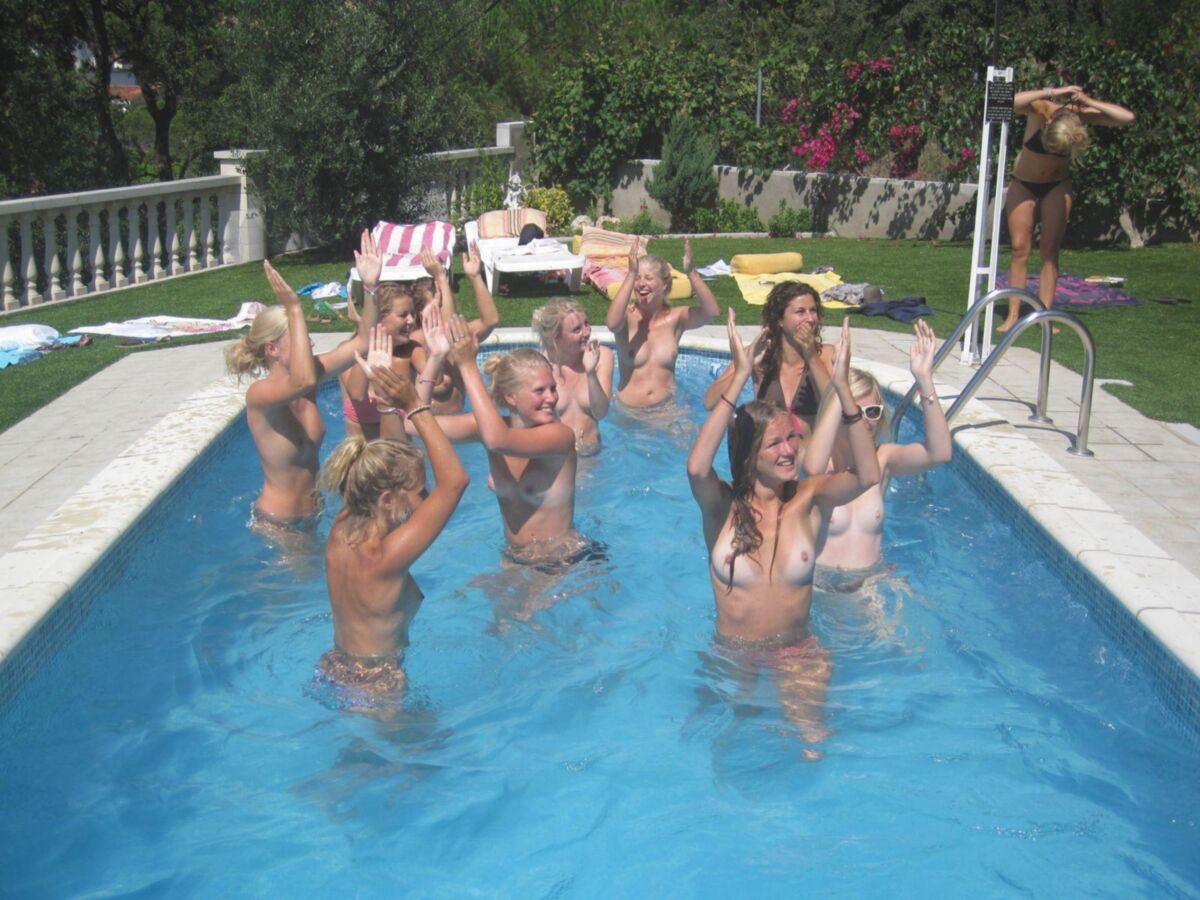 Dutch college girls on holiday