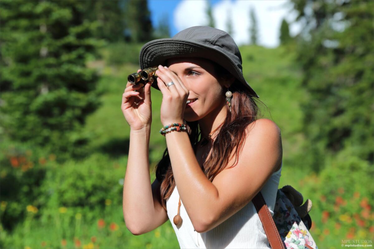 Elena à la chasse