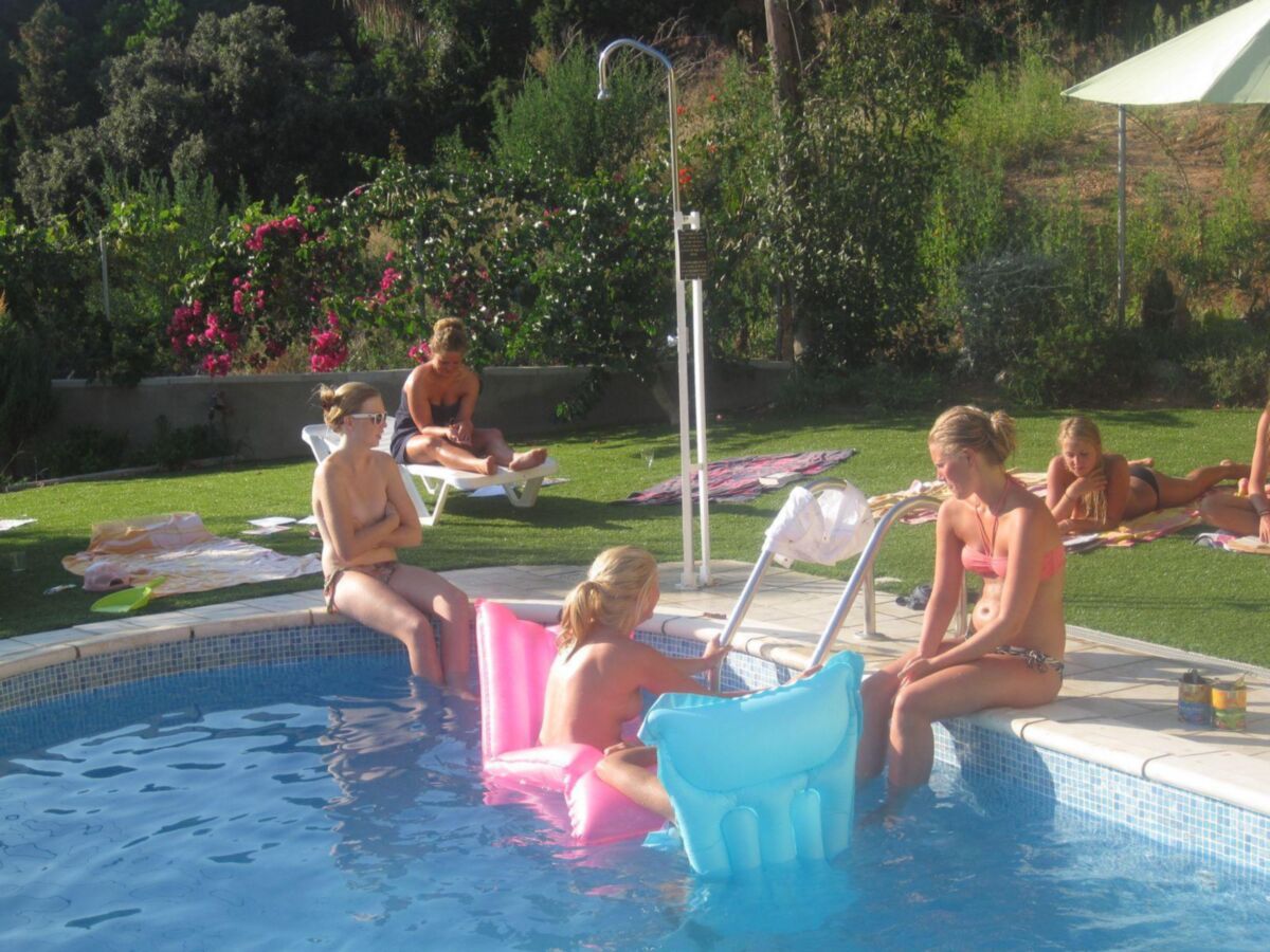 Dutch college girls on holiday