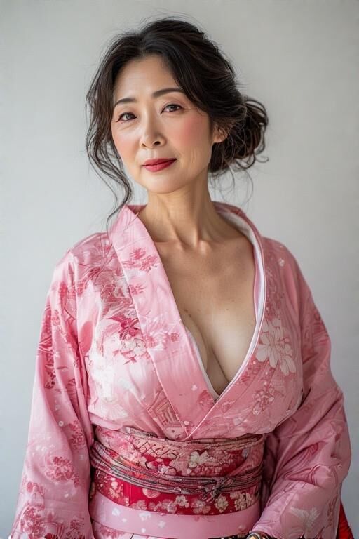 AI Mature kimono lady