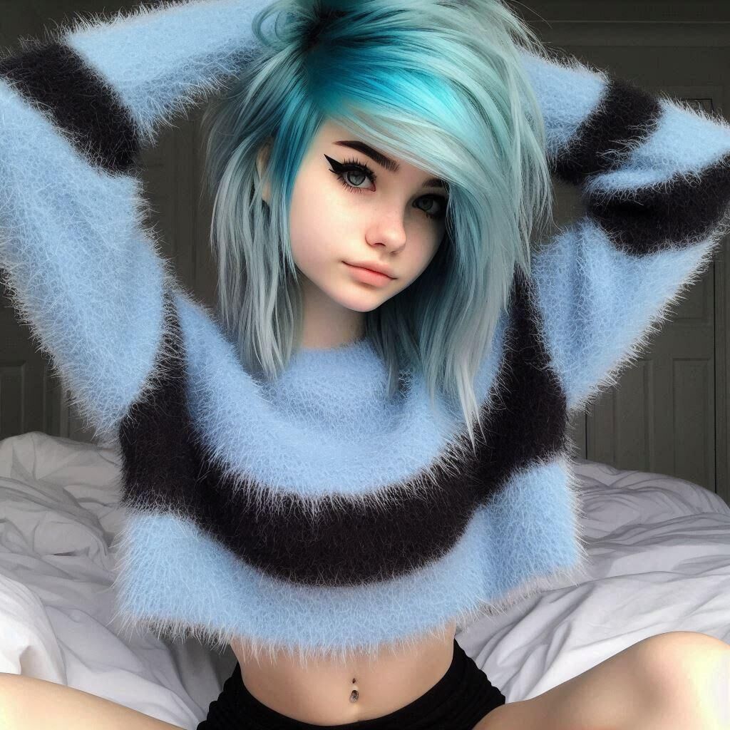 gg , AI, cute looks, non nude #