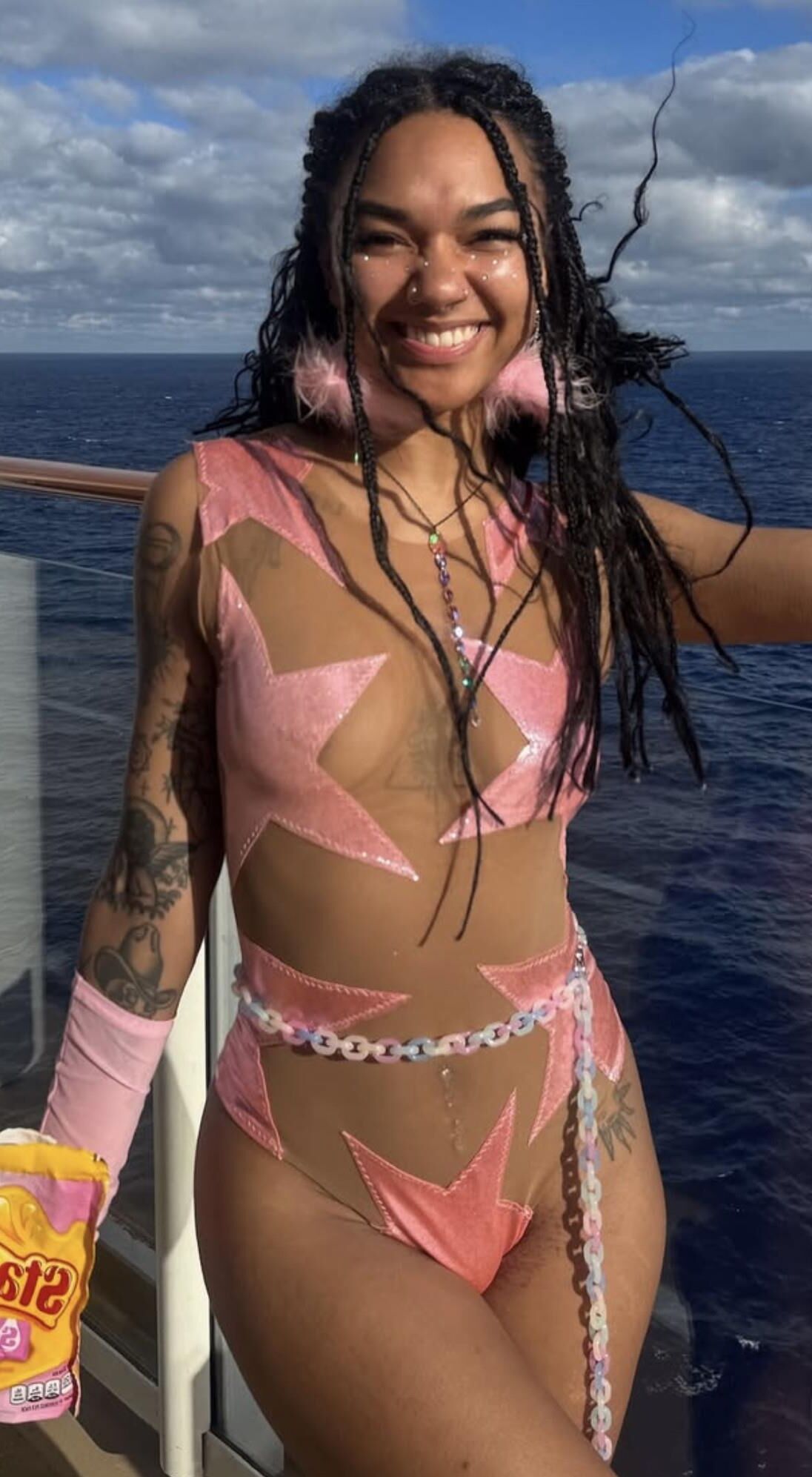 Ebony Rave Slut