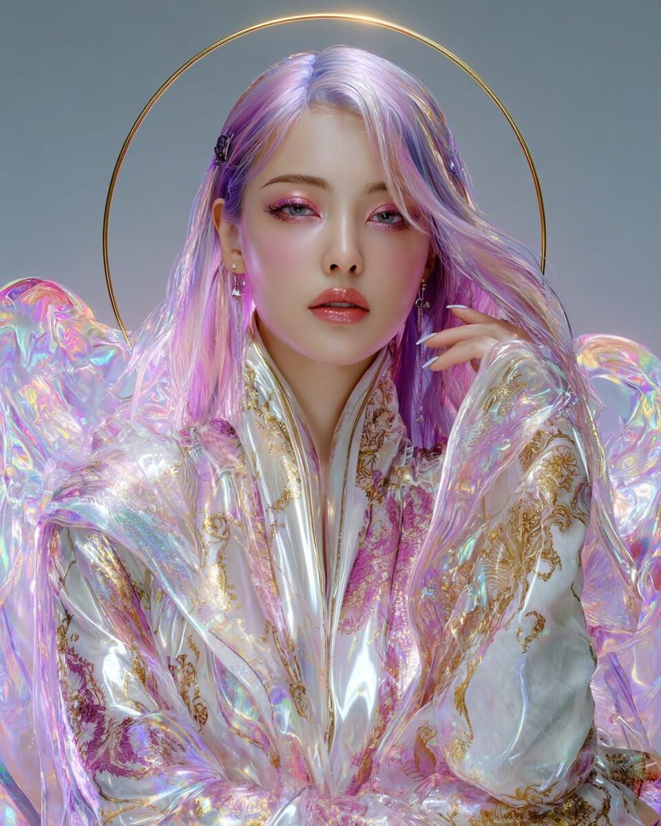 gg , AI, cute looks, non nude #