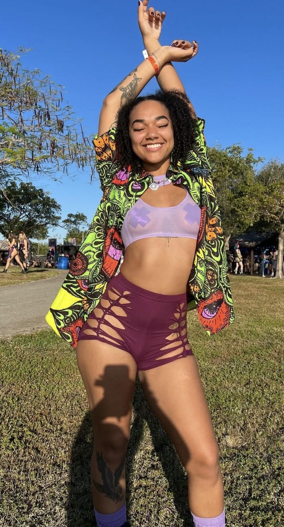 Ebony Rave Slut