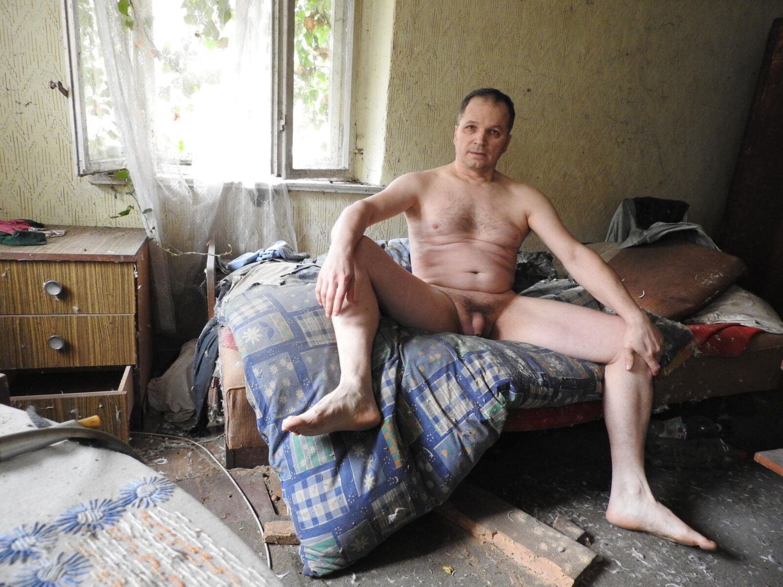 im...In an abandoned house in the village.
