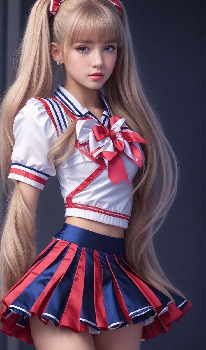 lindas garotas de estilo de cabelo ai