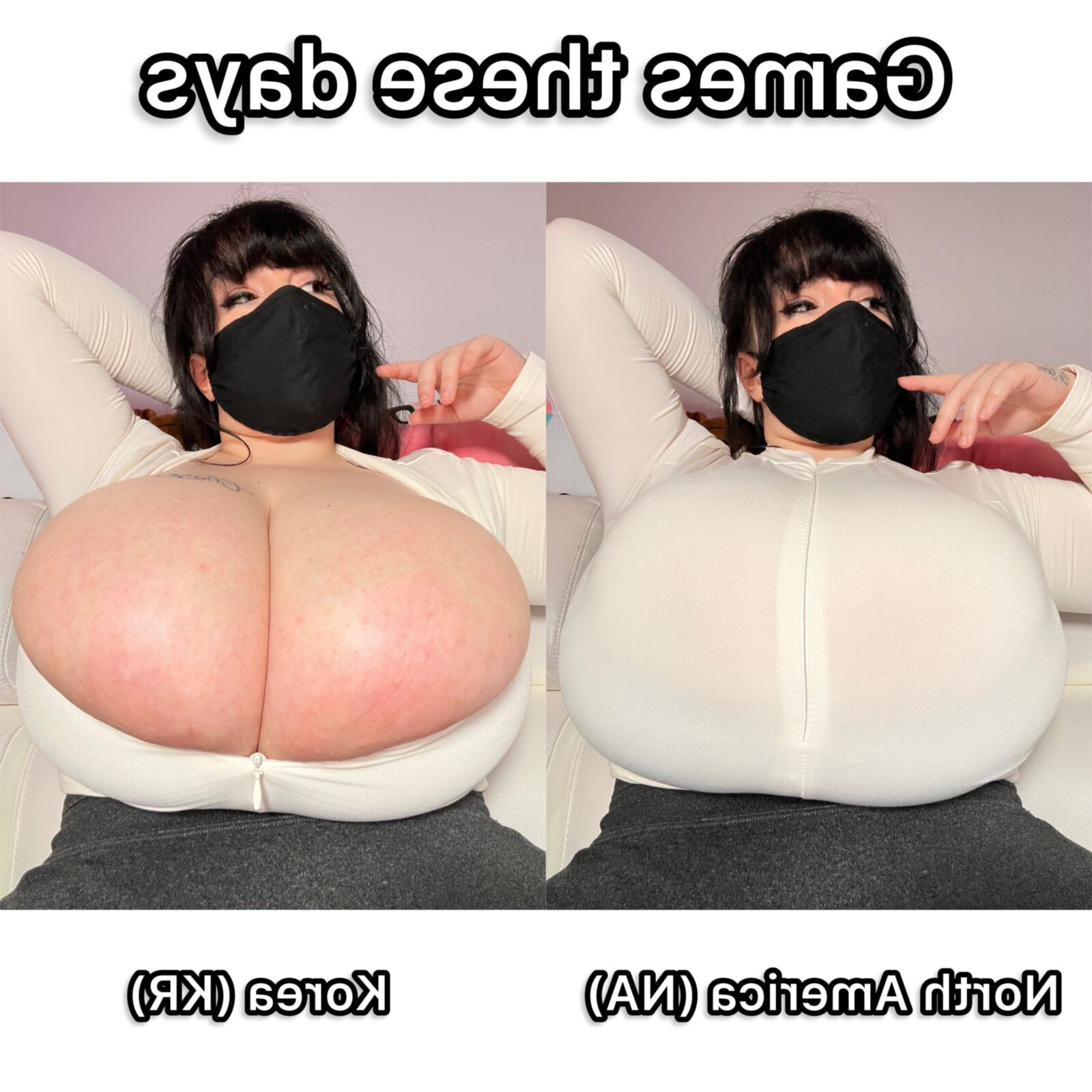 Огромные сиськи Чины