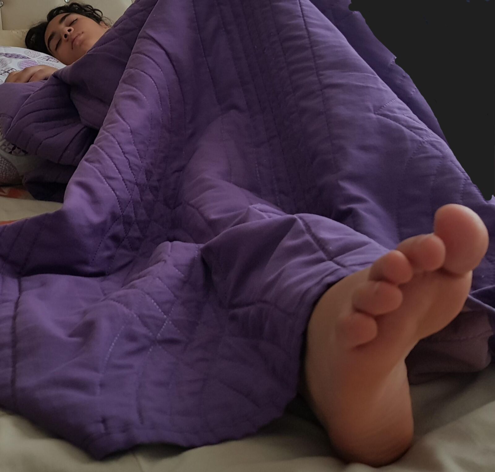 ネバヤルシントルコの眠っているピンクのソール