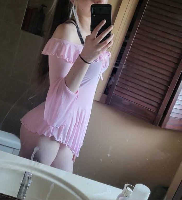 私のピンクのランジェリー